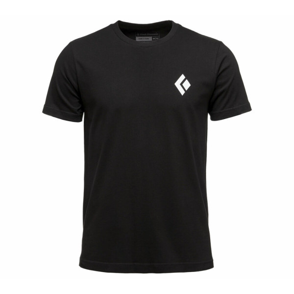 Maglietta da uomo Black Diamond M SS EQUIPMNT FOR ALPINIST TEE nero black