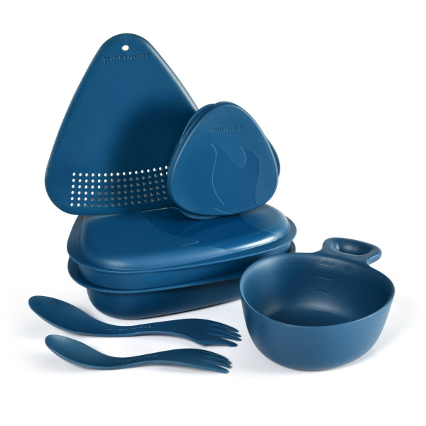 Set di stoviglie Light My Fire Outdoor MealKit 2.0 blu hazyblue