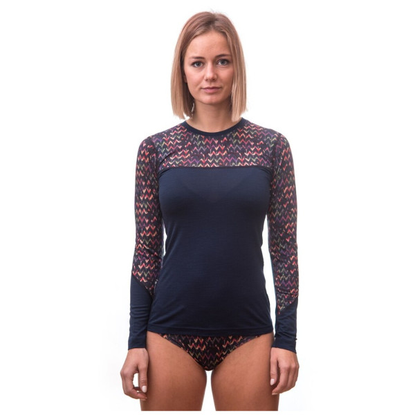 Maglietta da donna Sensor Merino Impress, dl.rukáv