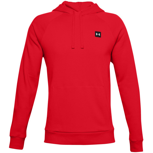 Felpa da uomo Under Armour Rival Fleece Hoodie (2022) rosso Red / / Onyx White