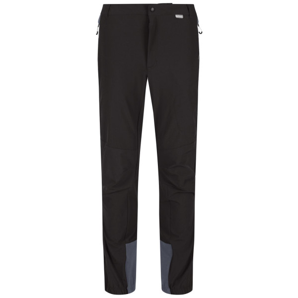 Pantaloni da uomo Regatta Mountain Trs III regular nero Blk/IndiaGry