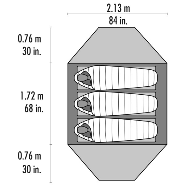 Tenda da trekking MSR Elixir 3