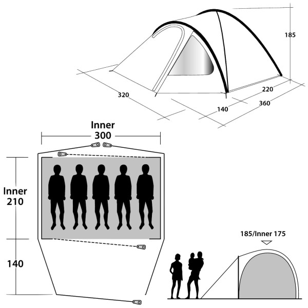 Tenda Outwell Cloud 5 (2021)