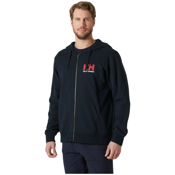 Felpa da uomo Helly Hansen Hh Logo Full Zip Hoodie 2.0