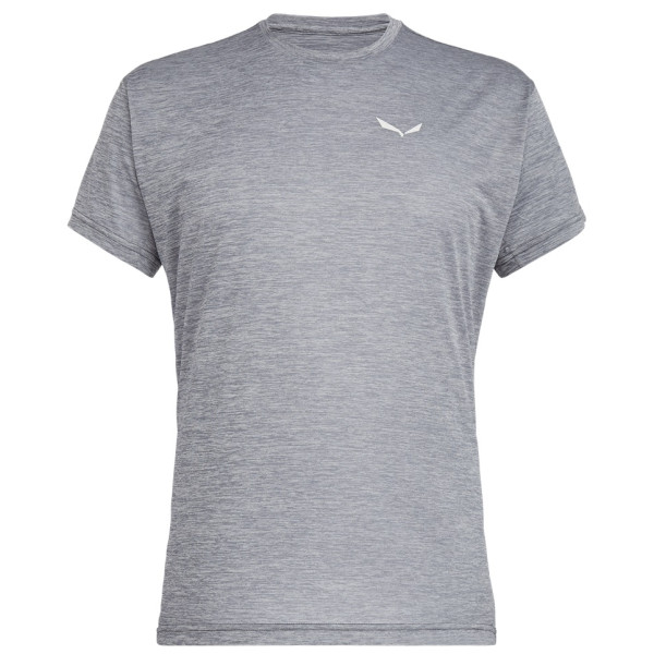 Maglietta da uomo Salewa Puez Melange Dry M S/S Tee grigio 538 quiet shade melange