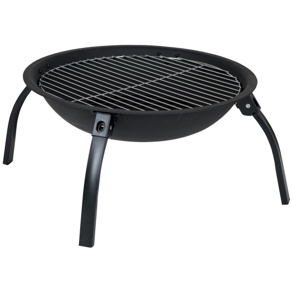 Focolare e griglia Bo-Camp Firebowl nero Black