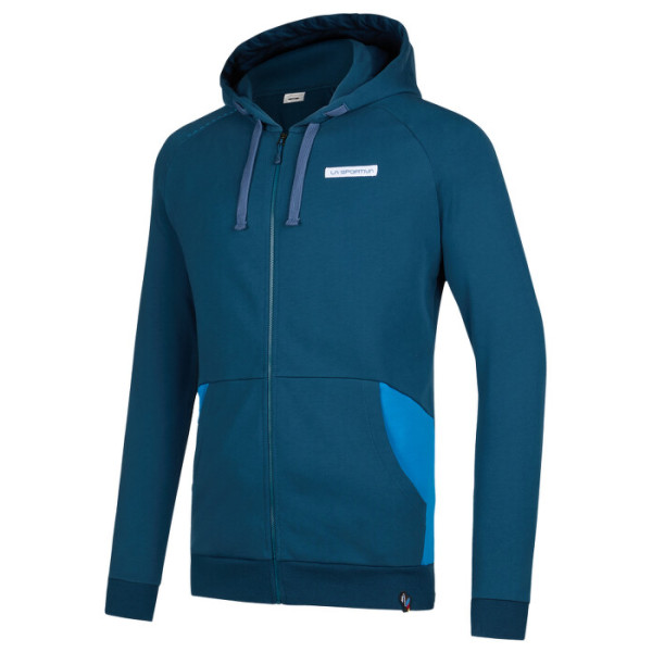 Felpa da uomo La Sportiva Kaos Hoody M blu Storm Blue/Electric Blue