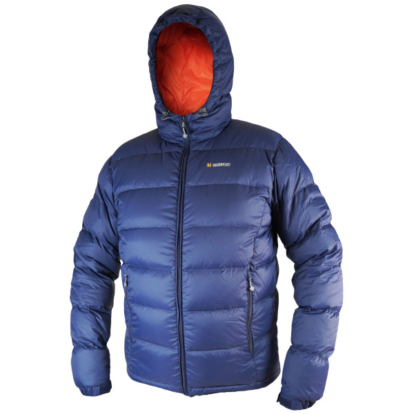 Piumino da uomo Warmpeace Crux blu/arancio navy/mandarine