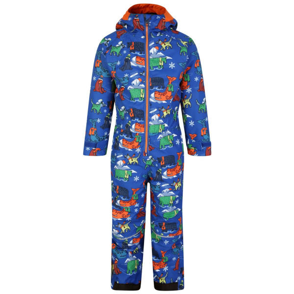 Tuta per bambini Dare 2b Snowplay Snowsuit blu Olympian Blue Arctic Animals