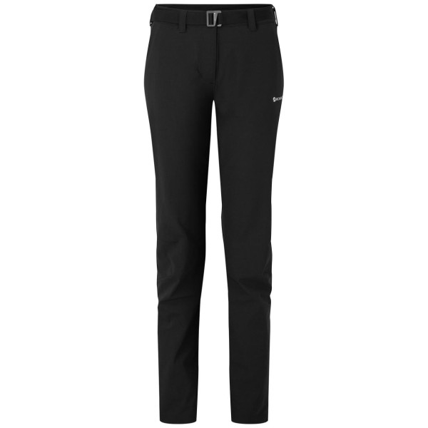 Pantaloni da donna Montane Fem Terra Stretch Lite Pants Reg Leg nero Black