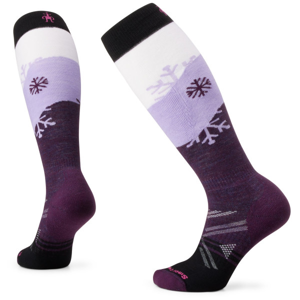 Calze da sci Smartwool W Ski Fc Snowpocalypse Pattern Otc viola/nero Purple Iris