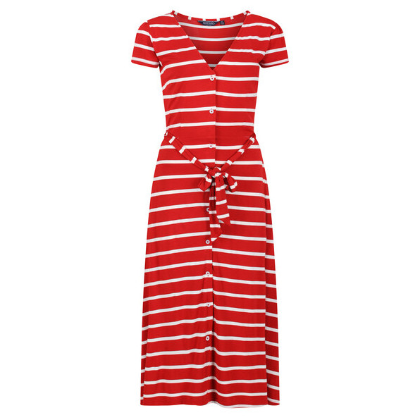 Vestiti da donna Regatta Maisyn rosso/bianco TruRd/WhtStr