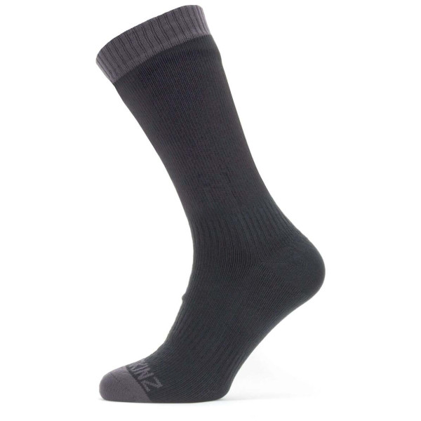 Calzini impermeabili SealSkinz Wiveton nero/grigio black/grey