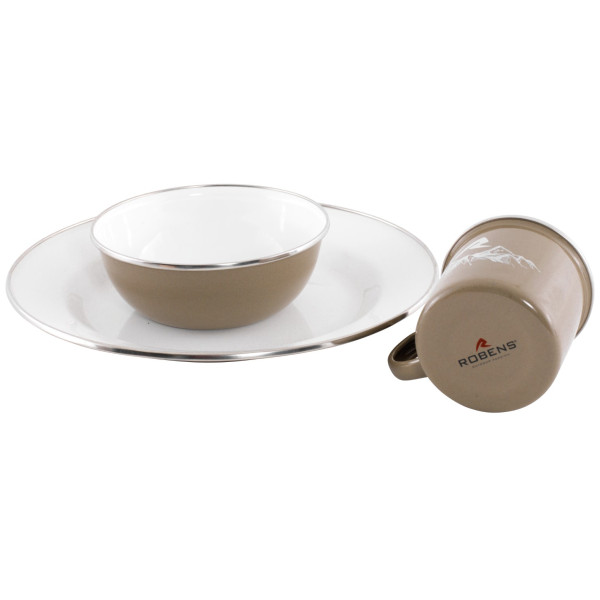 Set di stoviglie Robens Tongass Single Enamel Set