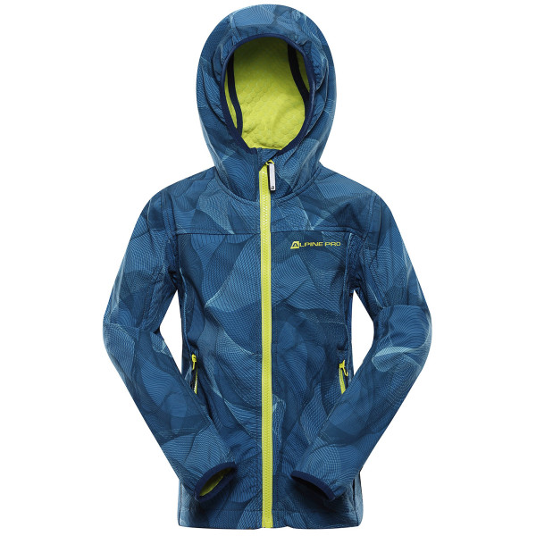 Giacca softshell per bambini Alpine Pro Hooro blu vallarta blue