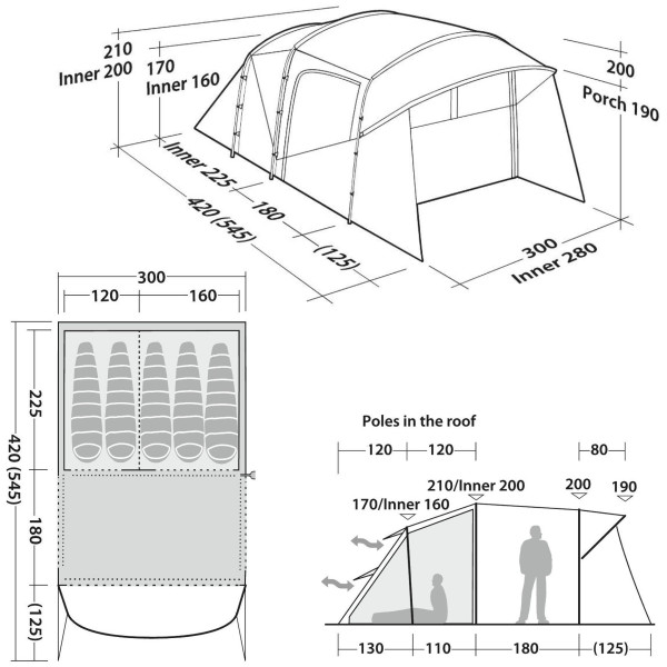 Tenda Robens Wolf Moon TC 5XP (2022)