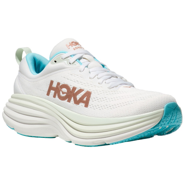 Scarpe da donna Hoka W Bondi 8 bianco Frost / Rose Gold