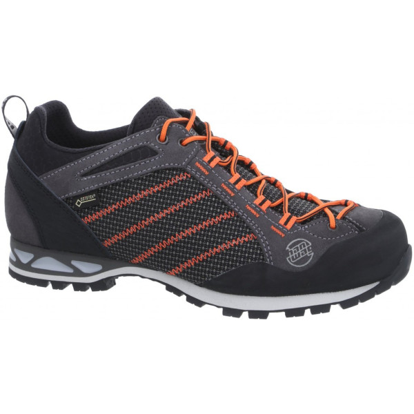 Scarpe da uomo Hanwag Makra Low GTX Asphalt/Orange grigio/arancio Asphalt/Orange