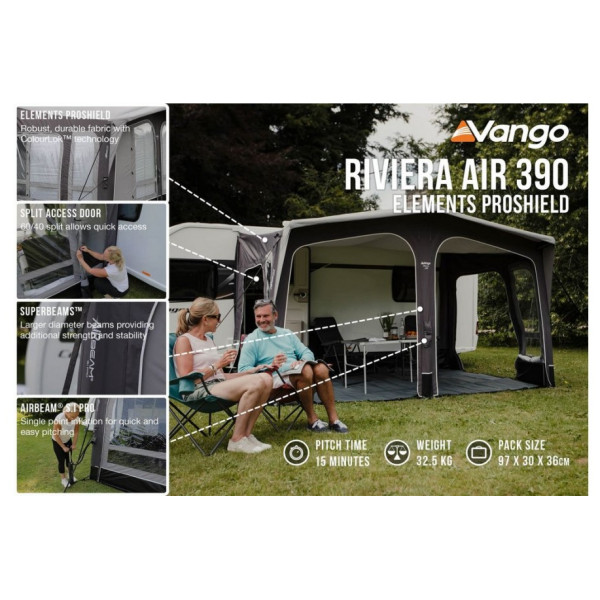 Tenda per minibus Vango Riviera Air 390 Elements ProShield