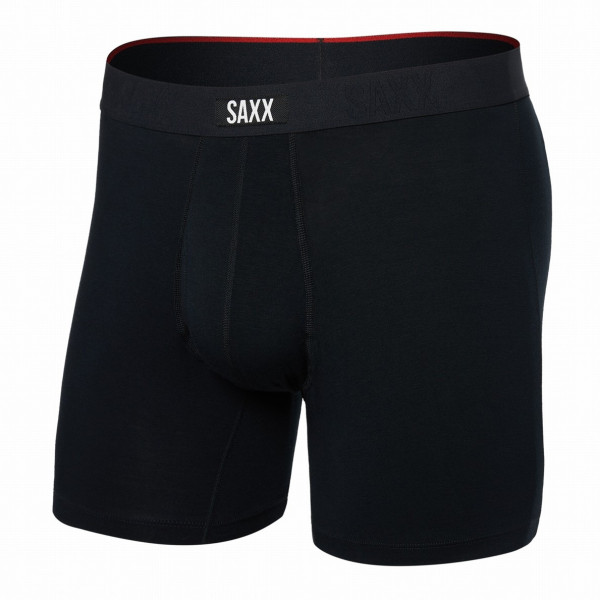 Boxer Saxx Vibe Xtra Super Soft Boxer Brief Fly nero Black