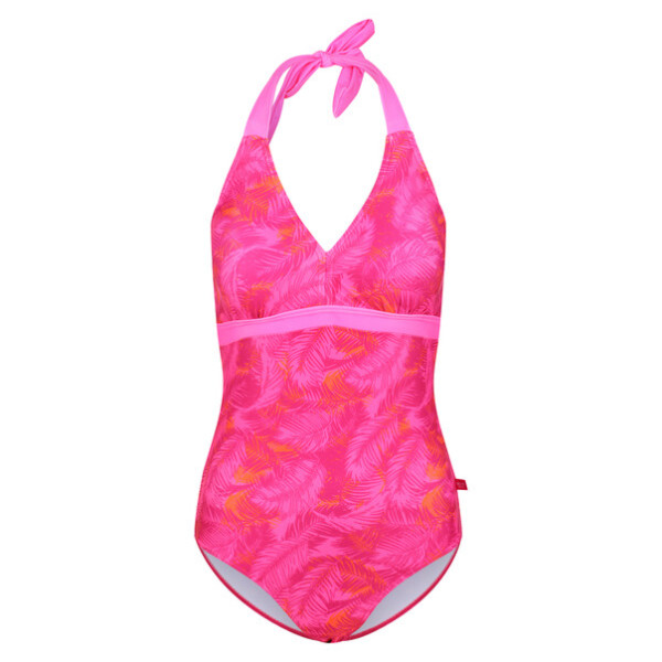 Costume da bagno da donna Regatta Flavia Costume rosa PinkFusPalm