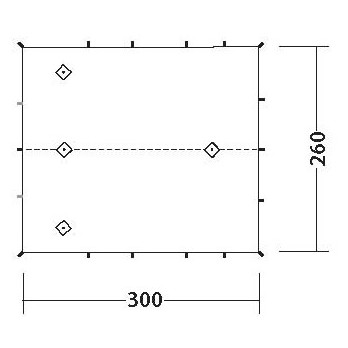 Telo per tenda Robens Track Tarp