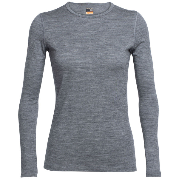 Maglietta da donna Icebreaker Women's 200 Oasis Long Sleeve grigio GritstoneHthr