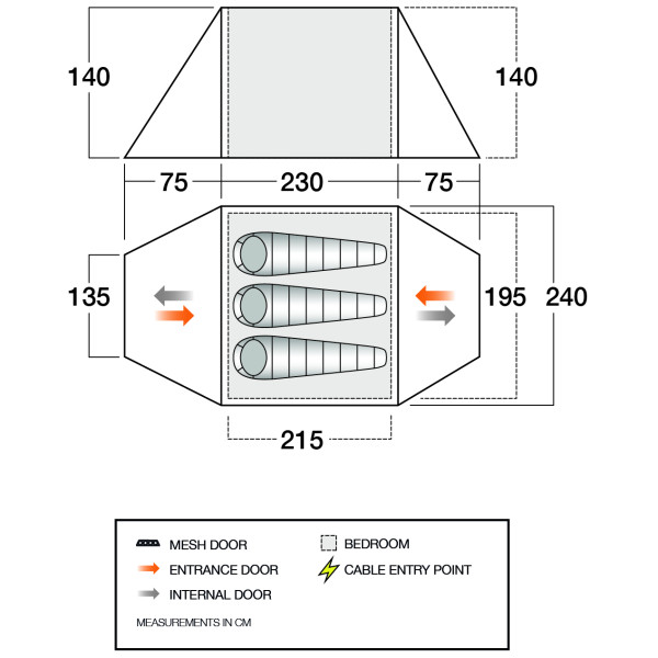 Tenda Vango Classic Instant 300