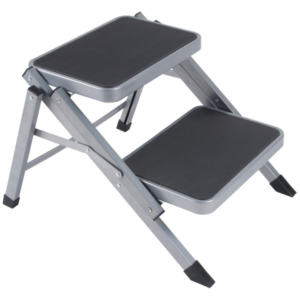 Gradino antiscivolo Bo-Camp Step-up foldable double grigio/nero Grey