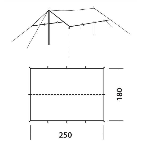 Telo per tenda Robens Tarp 2.5 x 1.8 m