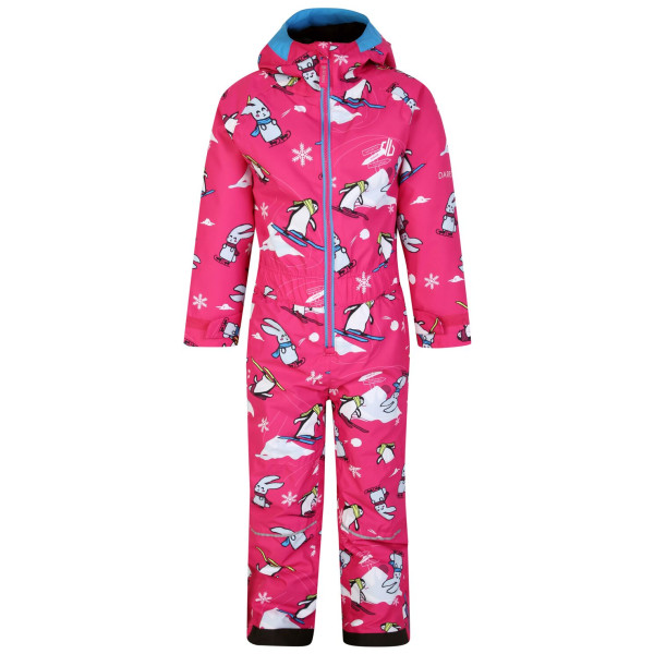 Tuta per bambini Dare 2b Snowplay Snowsuit rosa Pure Pink Snow Animals