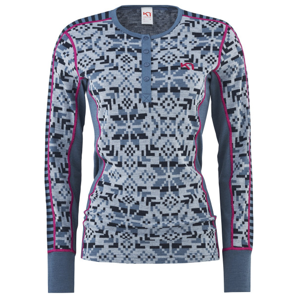 Maglietta sportiva da donna Kari Traa Else Long Sleeve Baselayer blu sail