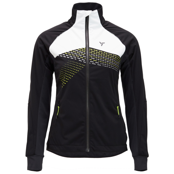 Giacca softshell da donna Silvini Serrone WJ1501 nero/bianco BlackLime