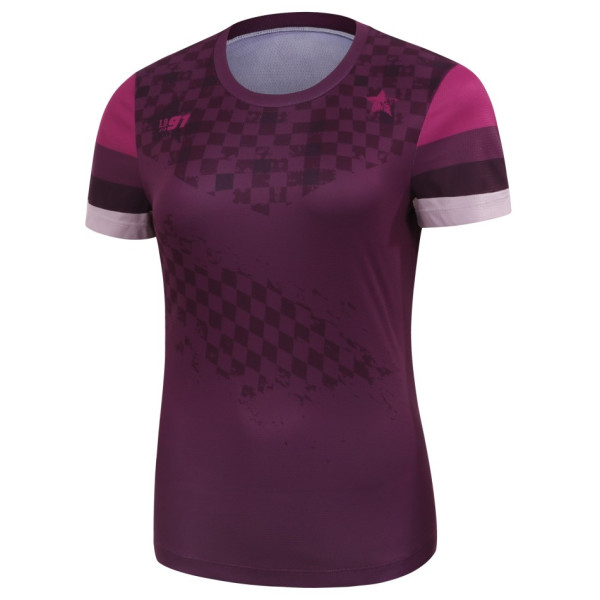 Maglia da ciclismo per donna Protective P-Red Sun bordeaux wine