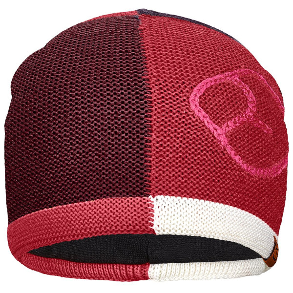 Berretto Ortovox Patchwork Beanie rosso DarkBlood