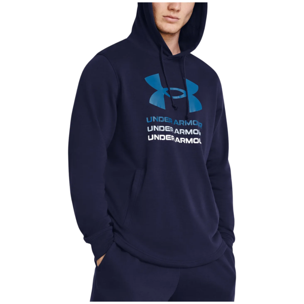 Felpa da uomo Under Armour Rival Terry Graphic Hood