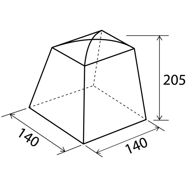 Tenda multiuso Brunner Cabina II