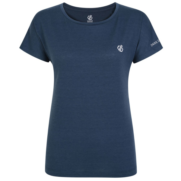 Maglietta da donna Dare 2b Persisting Tee blu scuro MoonLtDnmMrl