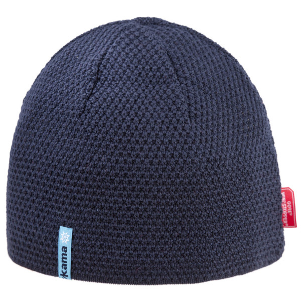 Cappello in merino lavorato a maglia Kama AW62 blu scuro Darkblue