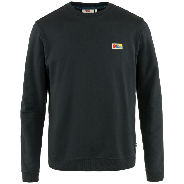 Felpa da uomo Fjällräven Vardag Sweater M nero Black