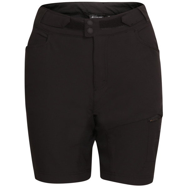 Pantaloncini da donna Alpine Pro Zolena nero black