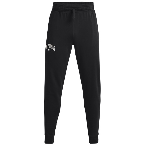 Pantaloni da tuta da uomo Under Armour Rival Flc WM Jogger nero Black/Onyx White