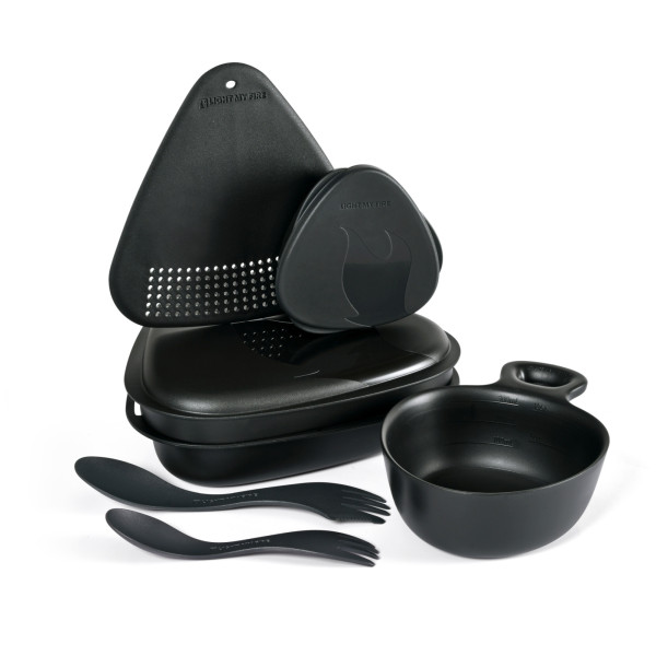 Set di stoviglie Light My Fire Outdoor MealKit 2.0 nero slatyblack