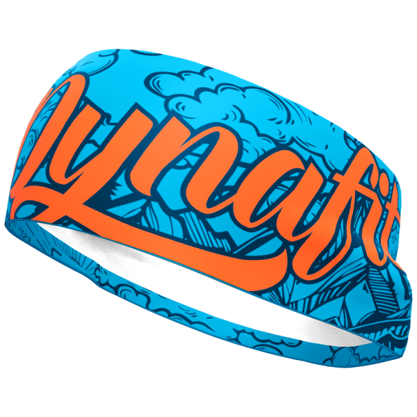 Fascia Dynafit Graphic Performance Headband blu/arancio Frost