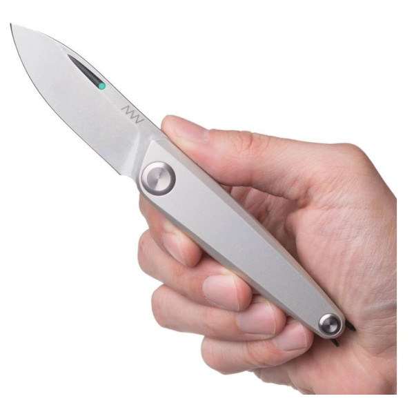 Coltello chiudubile Acta non verba Z050BB-Stonewash, dural silver