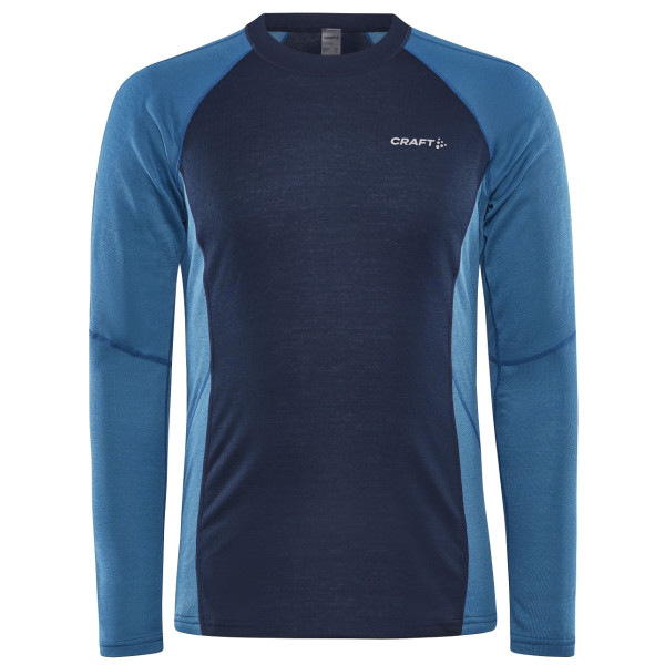 Maglietta funzionale da uomo Craft Core Warm Baselayer Ls blu/azzurro Blaze-Whale