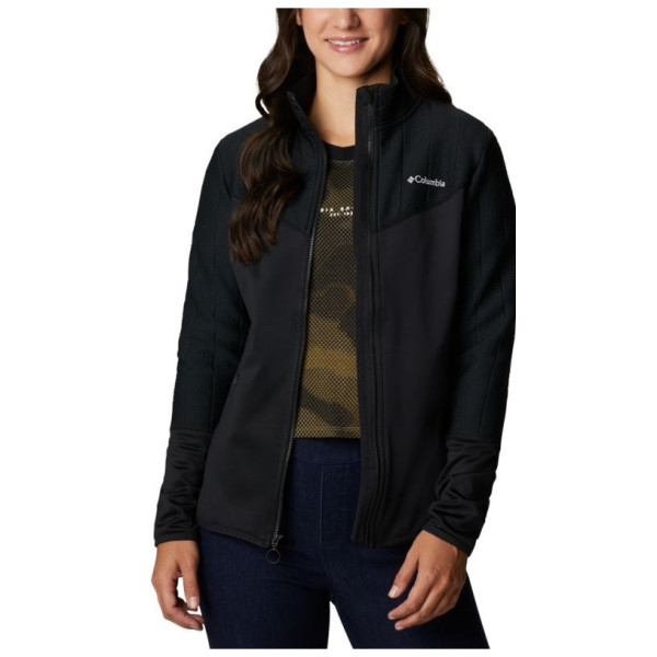 Felpa da donna Columbia Roffe Ridge II Full Zip nero Black