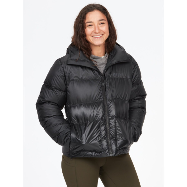 Piumino da donna Marmot Guides Down Hoody nero Black