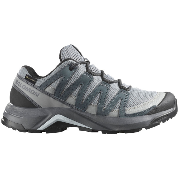 Scarpe da trekking da donna Salomon X-Adventure Recon Gore Tex grigio Monument / Turbulence / Ballad Blue