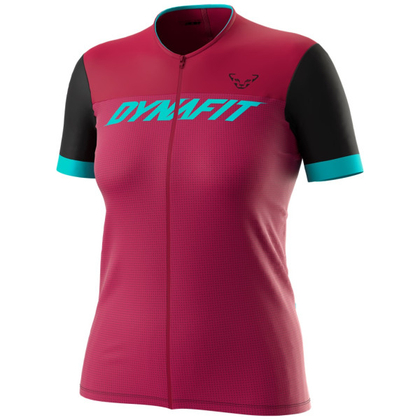 Maglia da ciclismo per donna Dynafit Ride Light S/S Fz Tee W bordeaux Beet Red